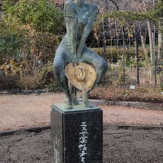 麦藁帽子と少女