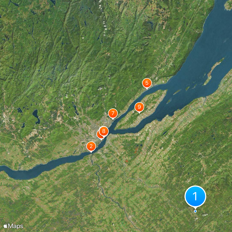 Chaudière-Appalaches Mappa