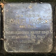 Stolperstein dedicated to Emanuel (Maantje) Manasse