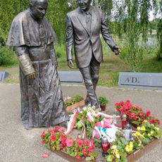 Monument to John Paul II and Ronald Reagan