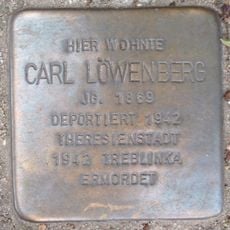 Stolperstein en memoria de Carl Löwenberg