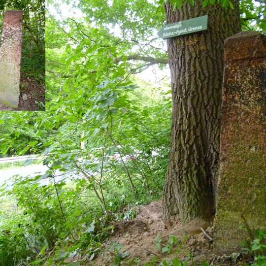 Sächsisch-Preußischer Grenzstein: Pilar Nr. 28