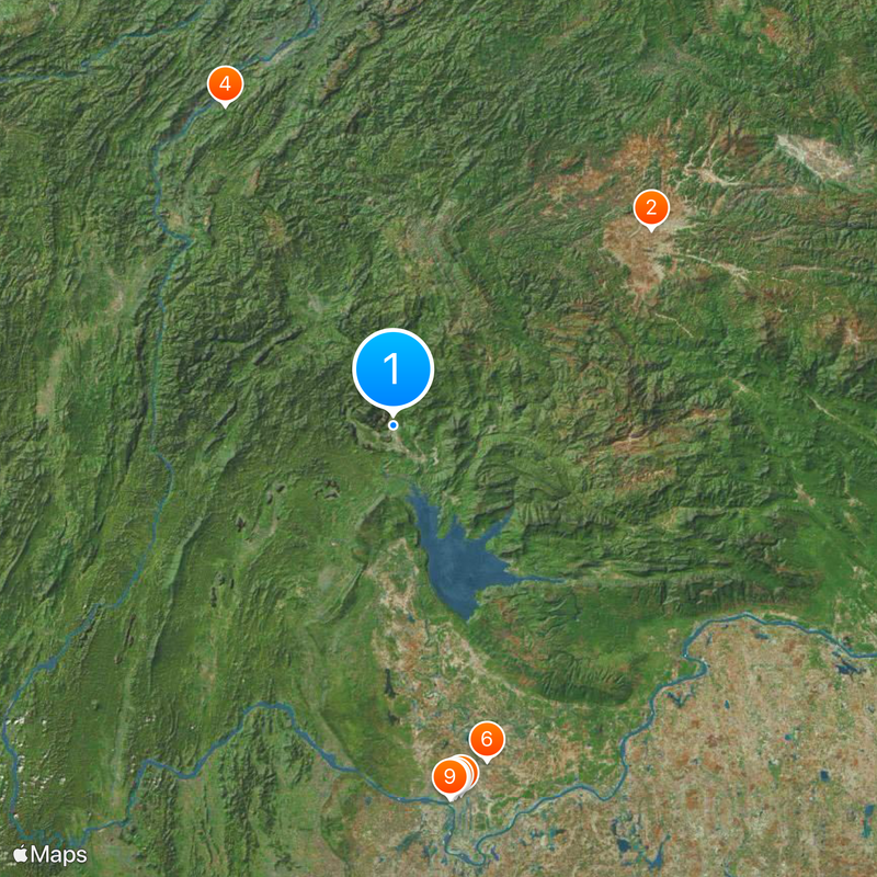 Vang Vieng Mapa