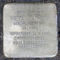 Stolperstein à la mémoire de Meta Wagner