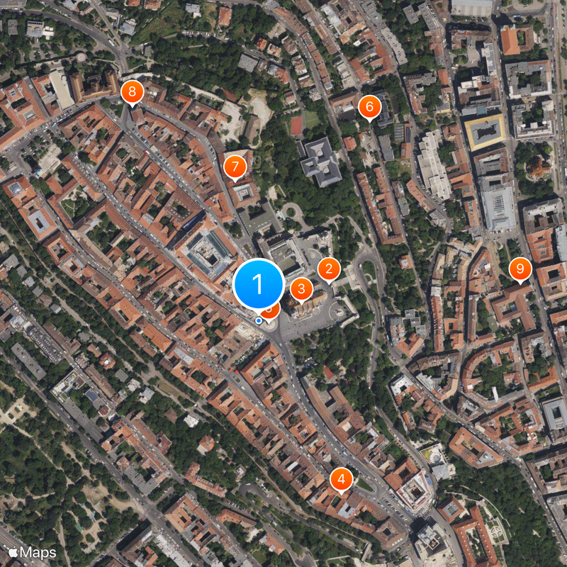 Buda Castle Quarter Mapa