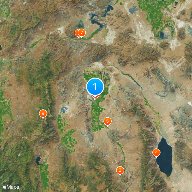 Yerington Map
