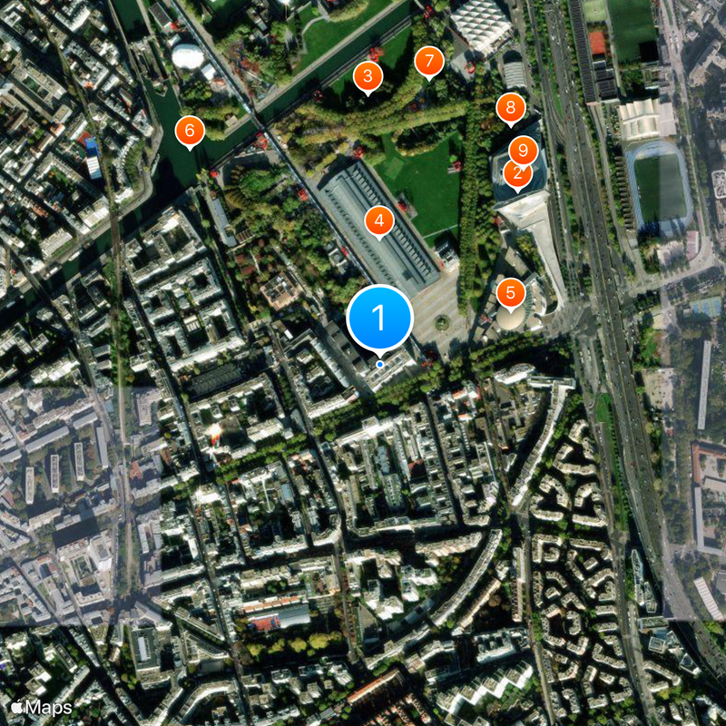 Conservatoire de Paris Map