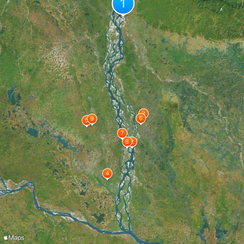 Jamuna River Map