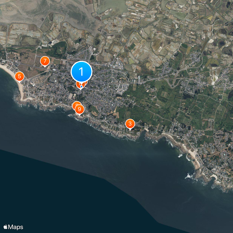 Batz-sur-Mer Mapa
