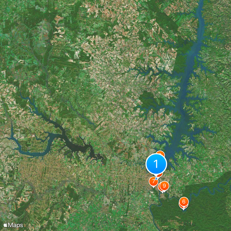 Alto Paraná Department Map