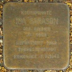 Stolperstein dedicated to Ida Sarason