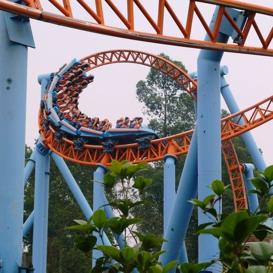10 Inversion Roller Coaster