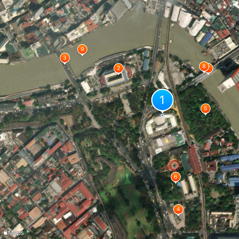 Manila Metropolitan Theater Map