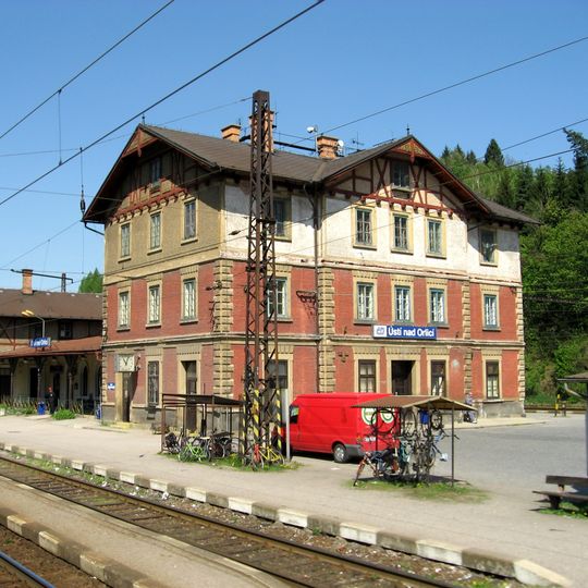 Ústí nad Orlicí old train station building