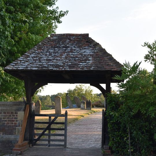 Wall And Lych Gate To Church Of St Mary