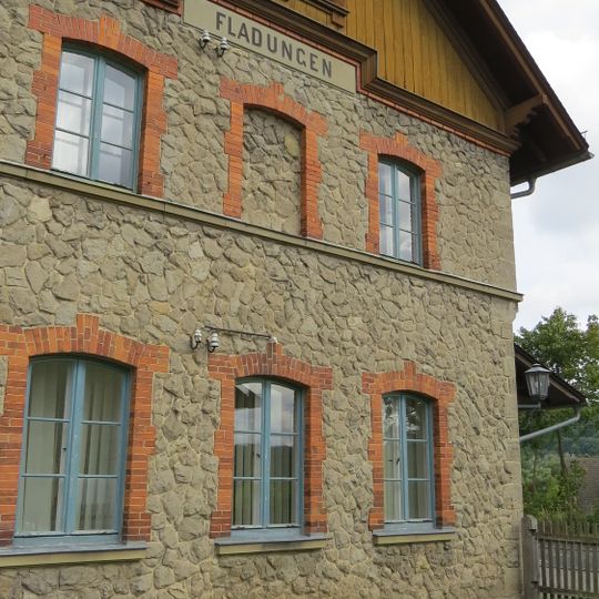Station building at Fladungen station