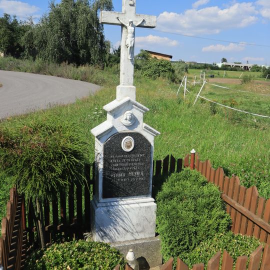 Kříž Pepíka Musila v Kojatíně