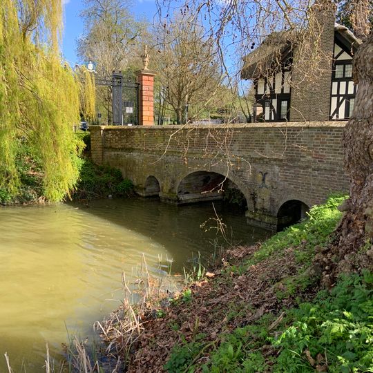 Bridge At Entrance To Madingley Hall
