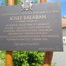 Josef Balabán memorial plaque