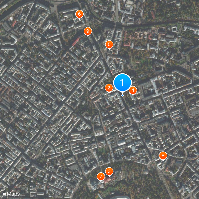 Kamennoostrovsky Prospekt Map