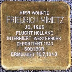 Snublesten for Friedrich Mimetz