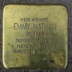 Stolperstein en memoria de Emmy Nathan