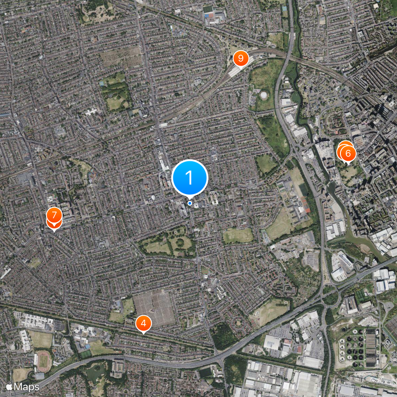 East Ham Map