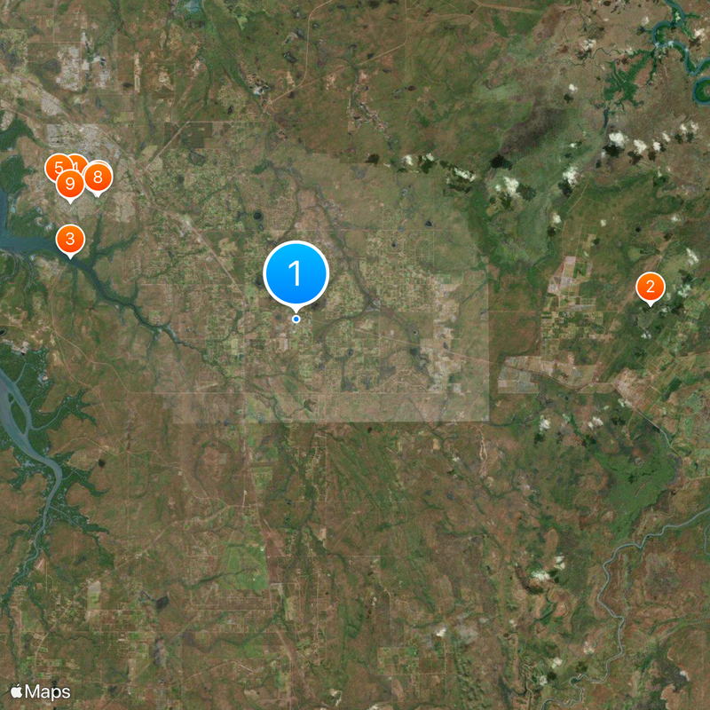 Humpty Doo Map