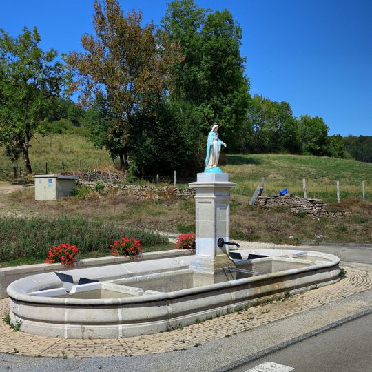 Fontaine de la Vierge de Laviron
