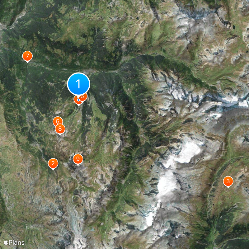 Courchevel Mapa