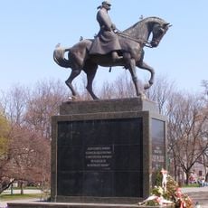 Józef Piłsudski monument in Lublin