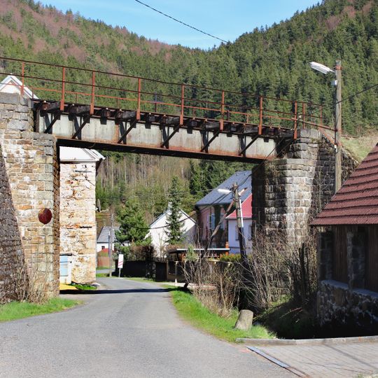 Železniční most v Krásném Jezu