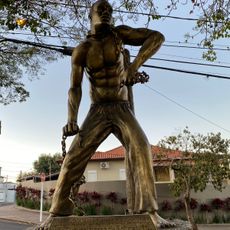 Abolitionist statue in Botucatu