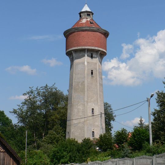 Wodociągowa wieża ciśnień w Olsztynku
