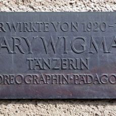 Gedenktafel Mary Wigmann
