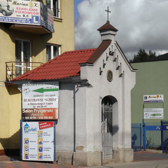 Christian wayside shrine at Malczewskiego street in Radom