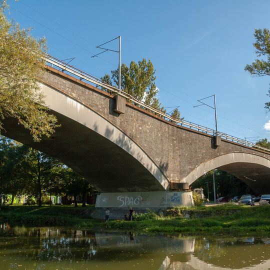 Railway bridge in Obřany