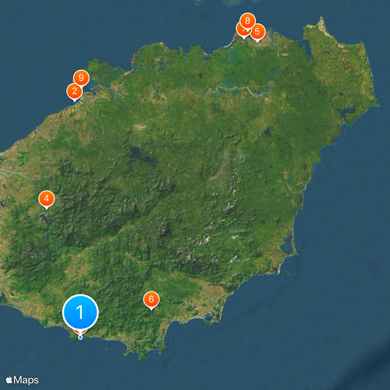 Guanyin of Nanshan Mapa