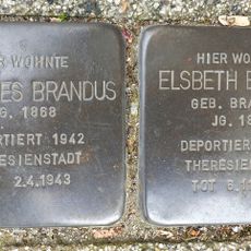 Stolperstein em memória de Elsbeth Brandus