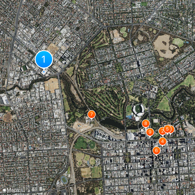 Adelaide Entertainment Centre Map