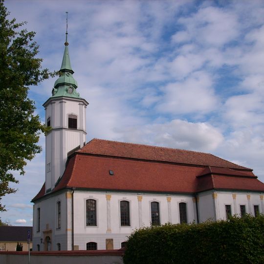 Kirche und Kirchhof Uhyst Hauptstraße 12