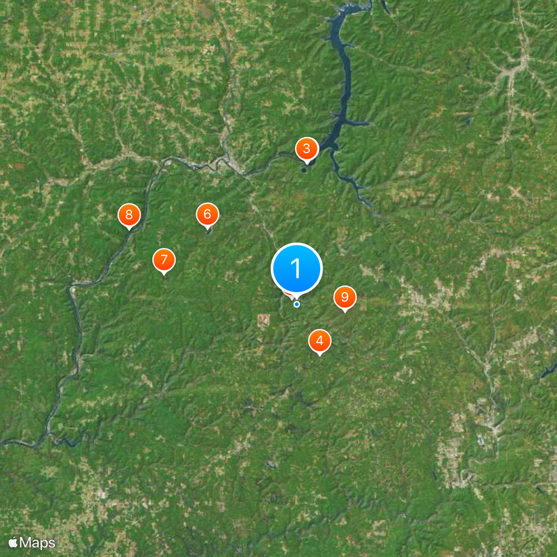 Allegheny National Forest Map