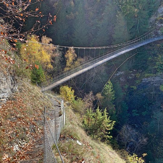 Hängebrücke Val Tersnaus