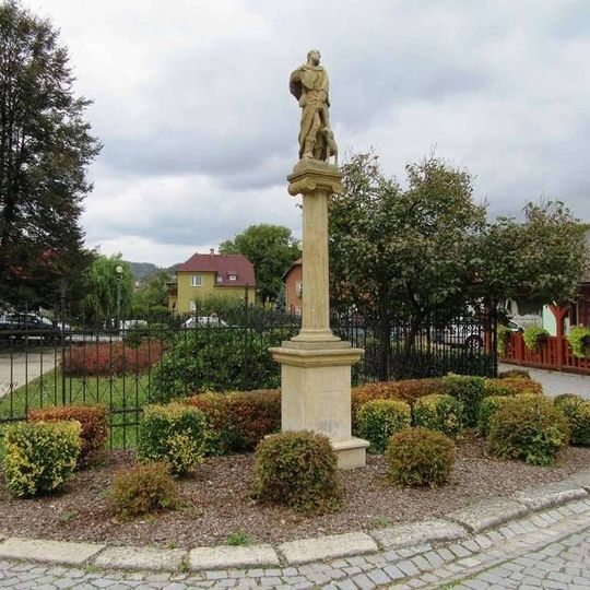 Sloup se sochou svatého Rocha