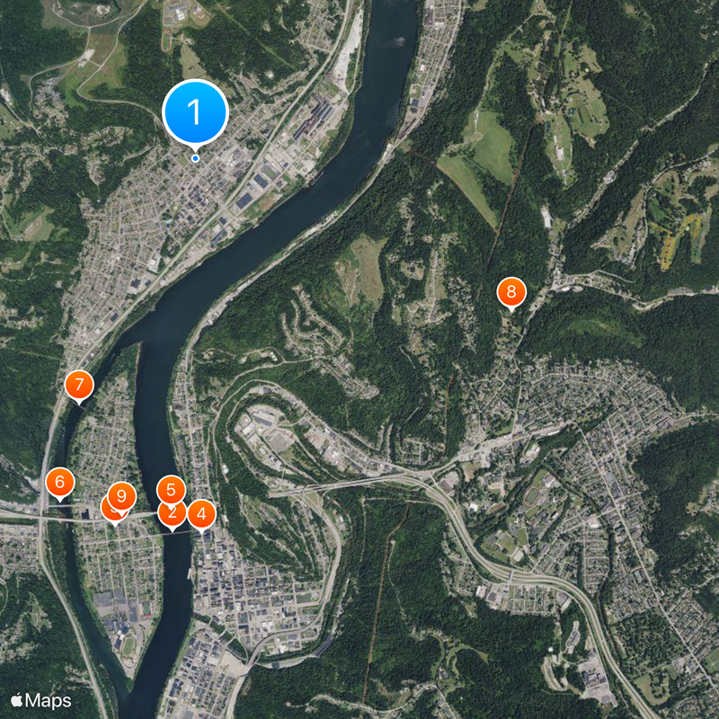 Martins Ferry Map