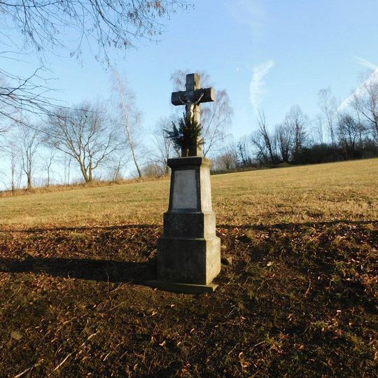 Kříž pod židovským hřbitovem v Batelově