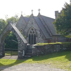 Lychgate to Church of St Clydai