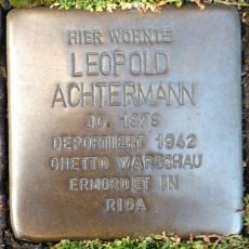 Stolperstein für Leopold Achtermann