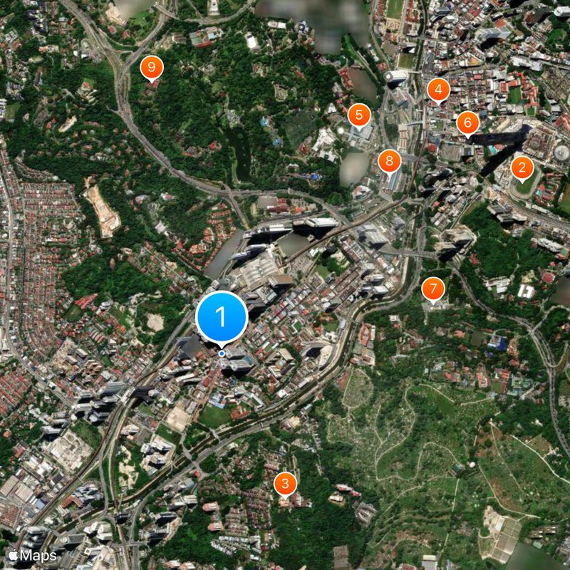 Brickfields Map