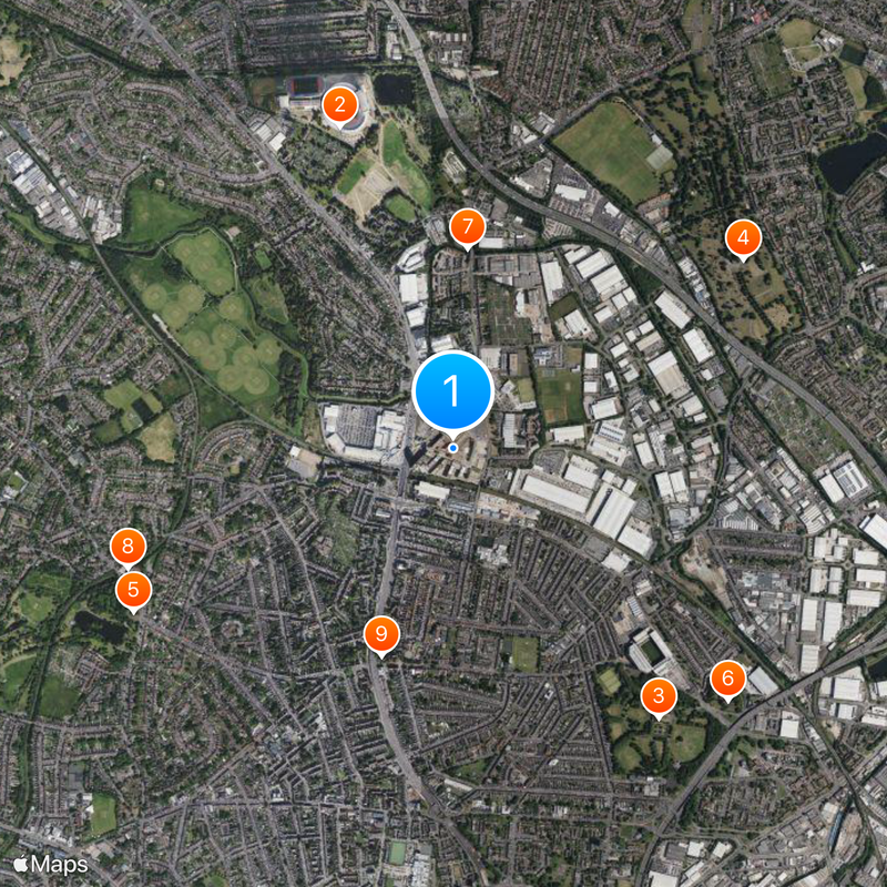 Birmingham City University Map